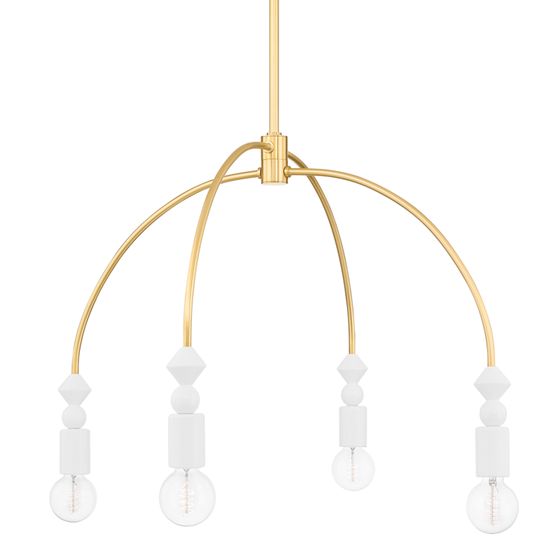 Flora 4 Light Chandelier