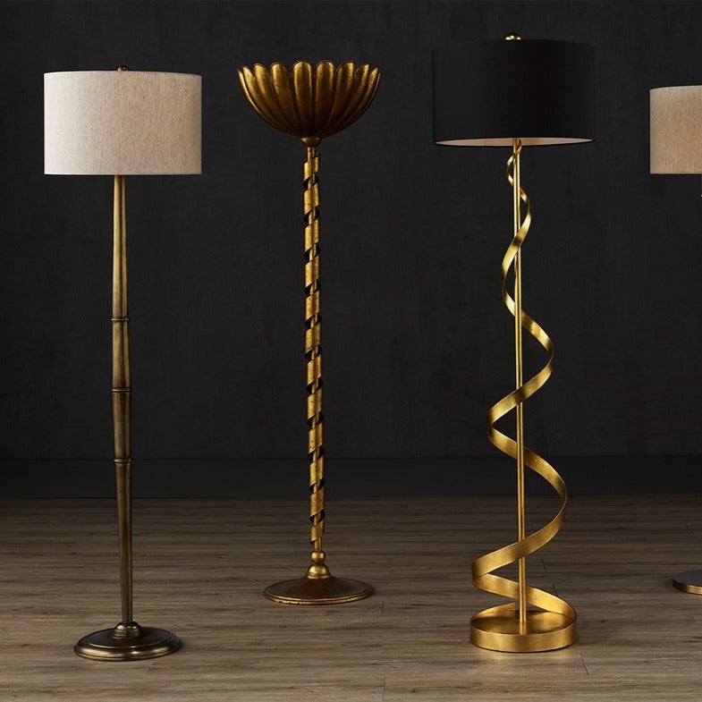 Harrelson Brass Floor Lamp