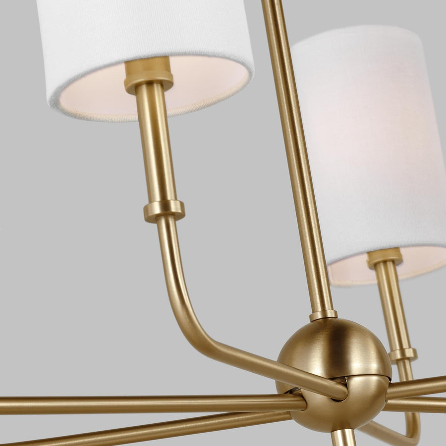 Foxdale Six Light Linear Chandelier