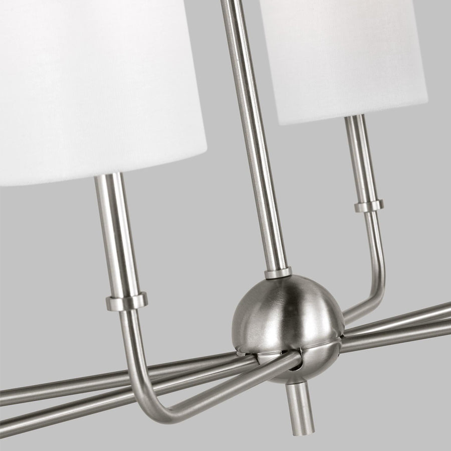 Foxdale Six Light Linear Chandelier