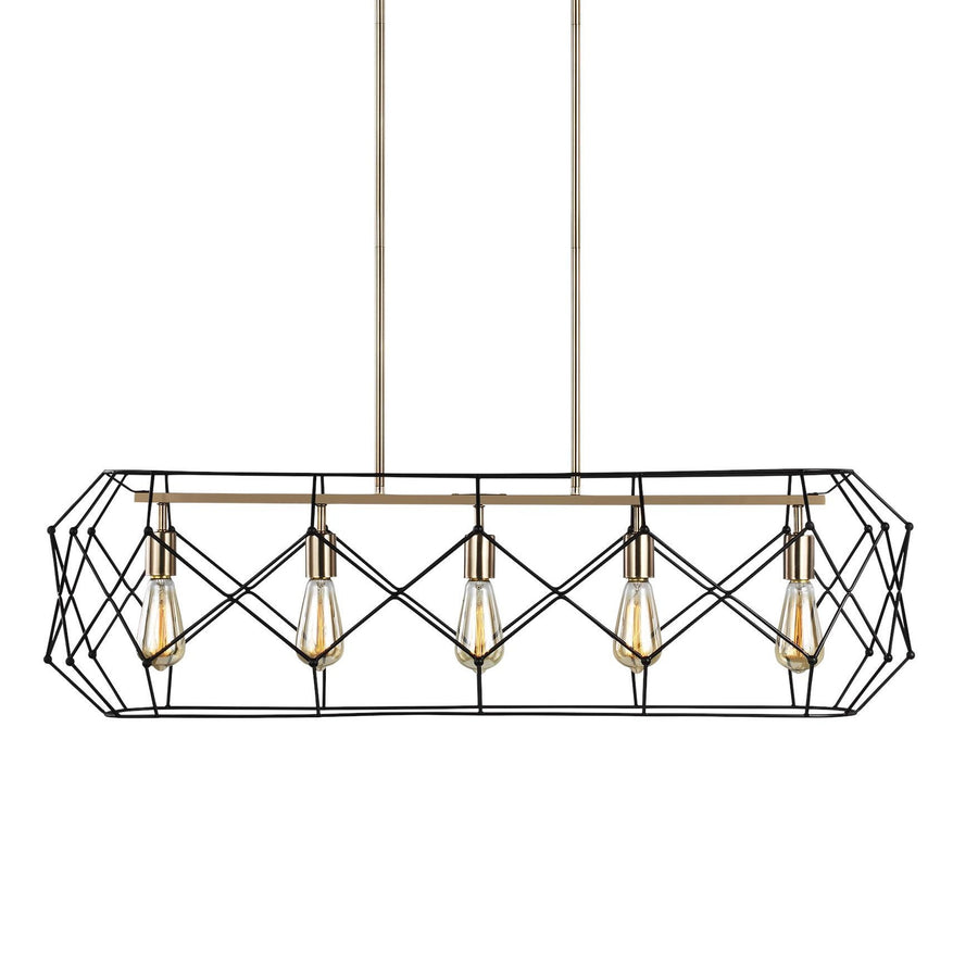 Zarra Five Light Linear Chandelier