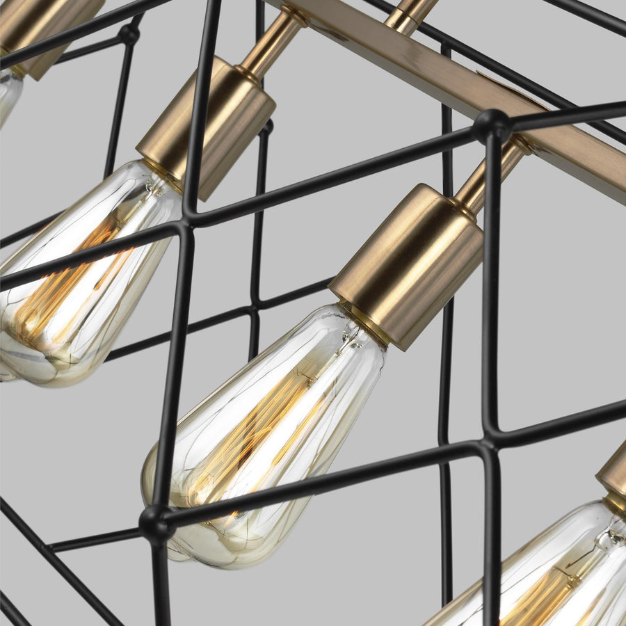 Zarra Five Light Linear Chandelier