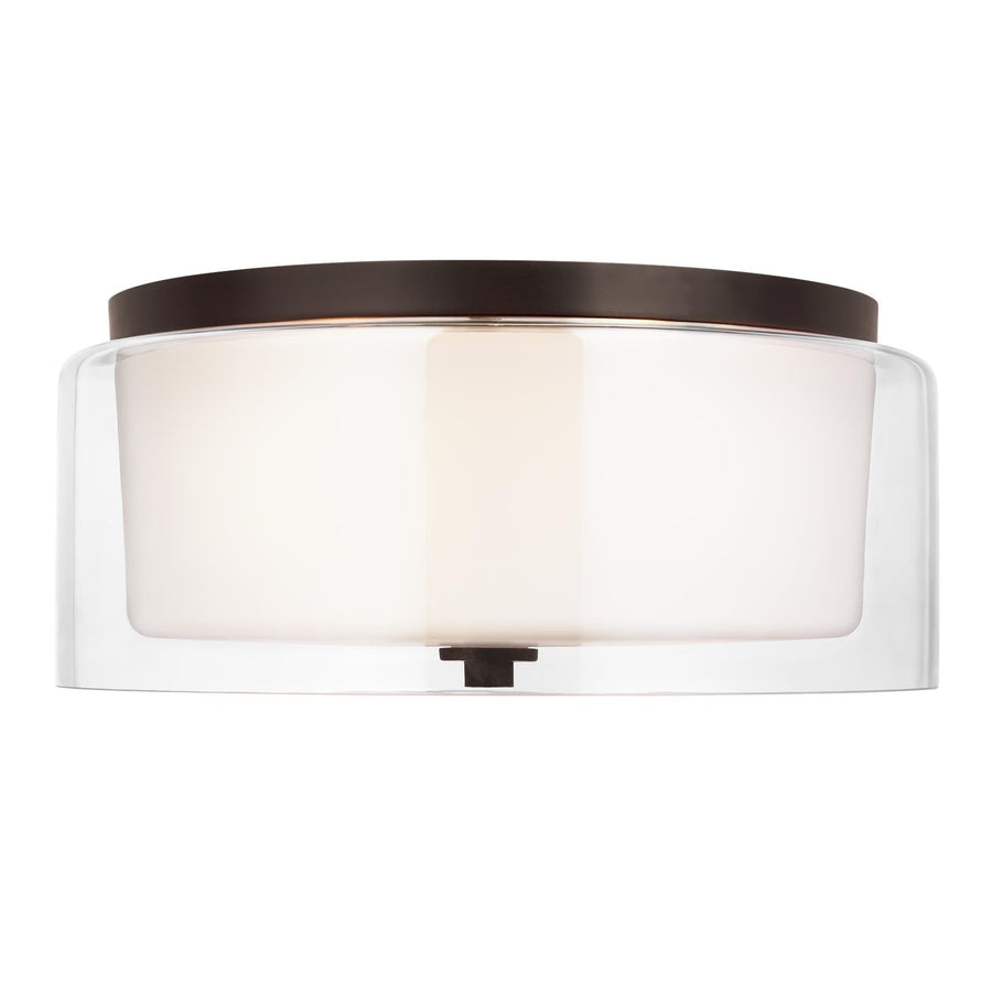 Elmwood Park Two Light Flush Mount