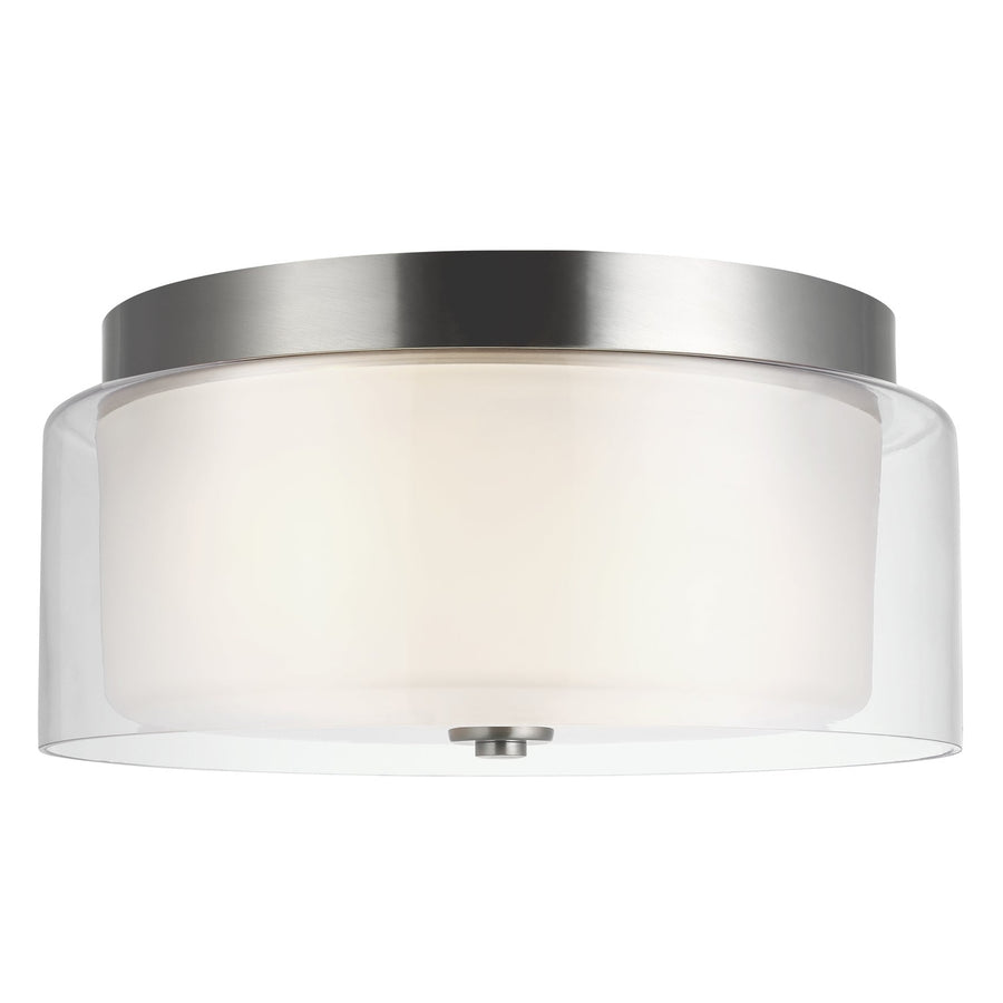 Elmwood Park Two Light Flush Mount