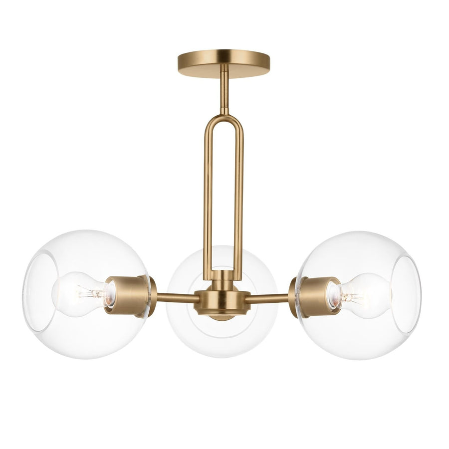 Codyn Three Light Semi-Flush Convertible Pendant
