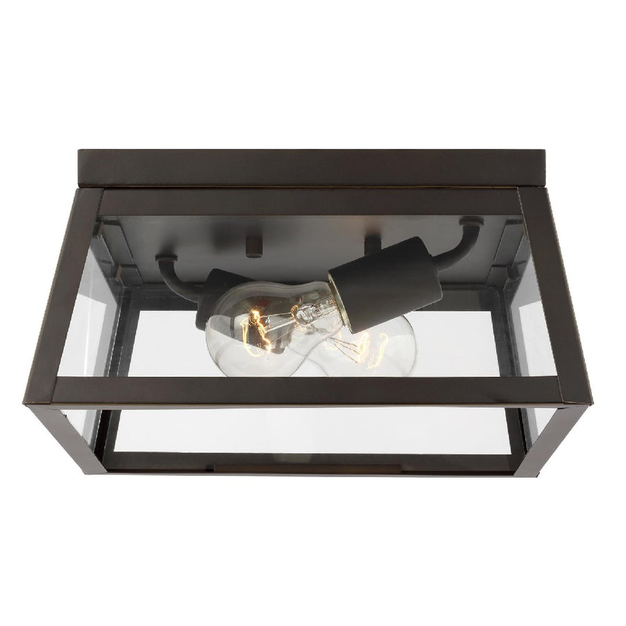 Founders Two Light Outdoor Flush Mount
