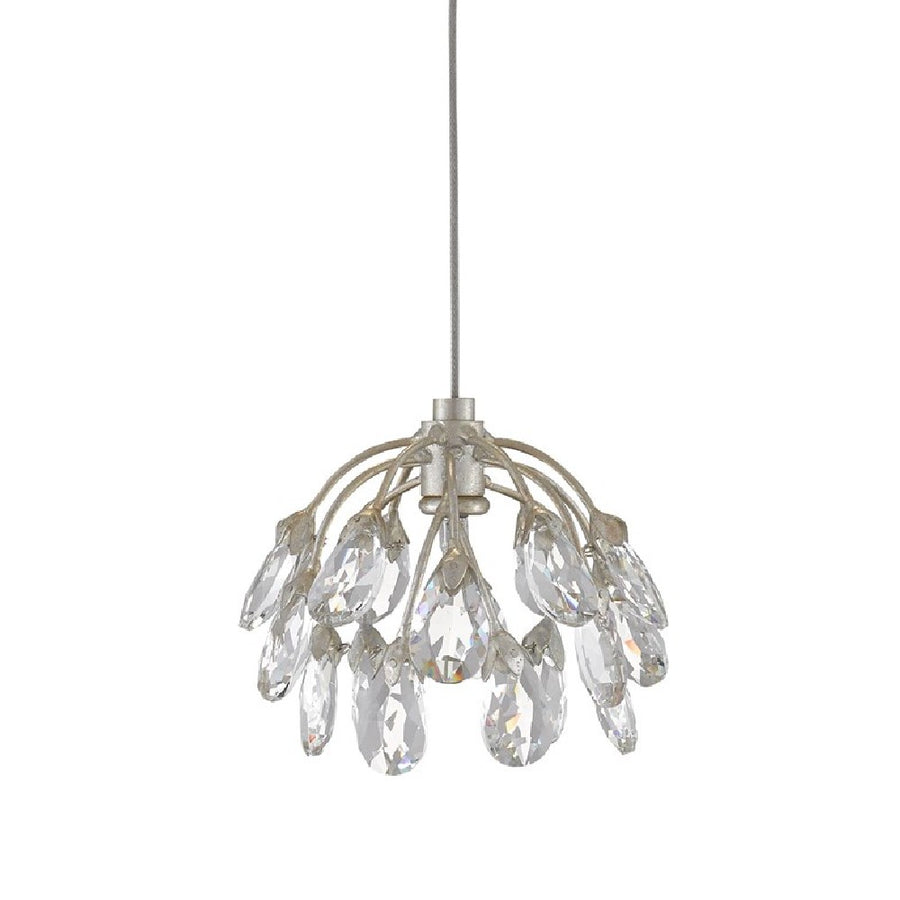Crystal Bud 1-Light Multi-Drop Pendant
