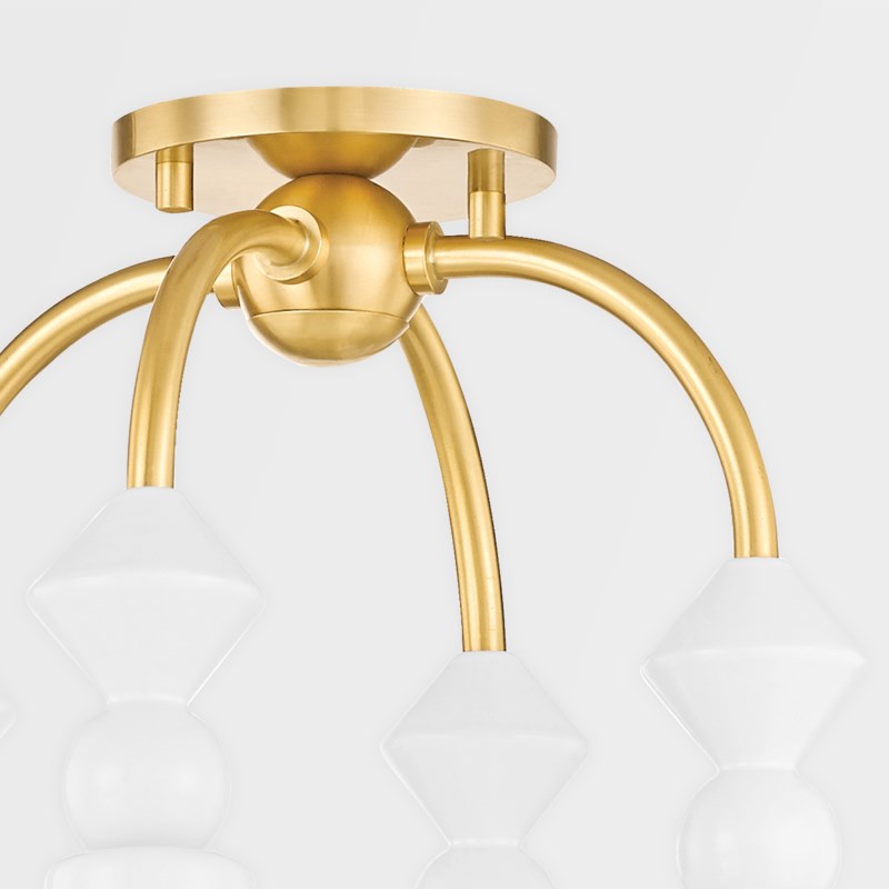 Flora 4 Light Flush Mount