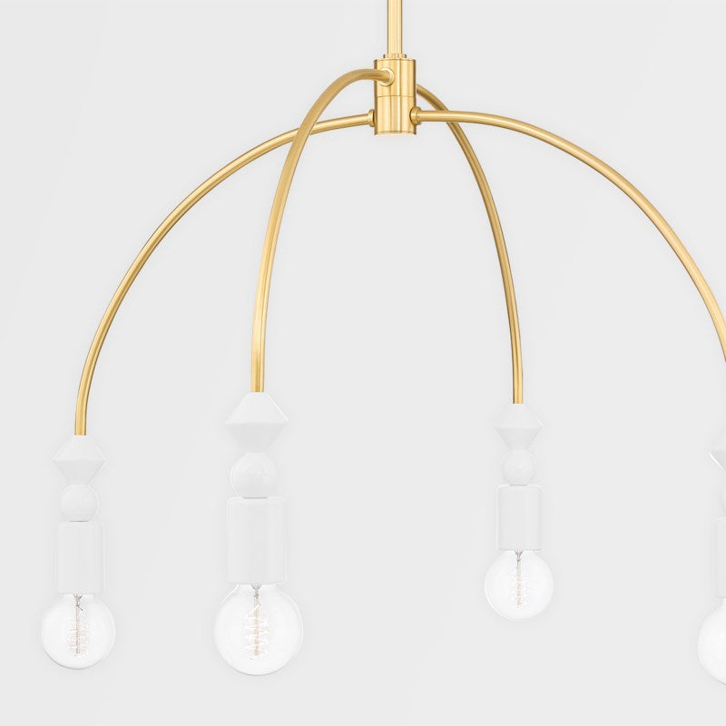 Flora 4 Light Chandelier