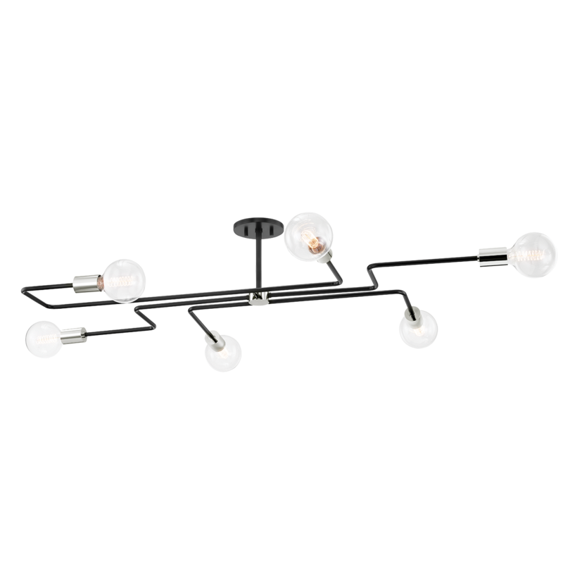 Jena 6 Light Flush Mount