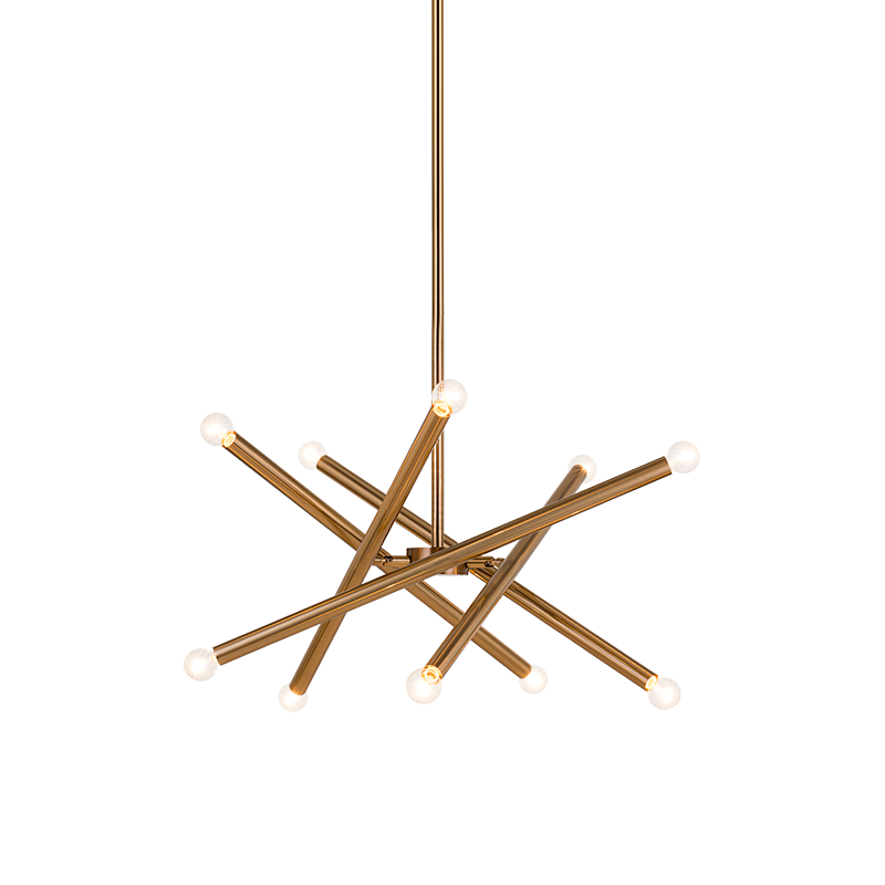 Matchstix 10 Light Chandelier