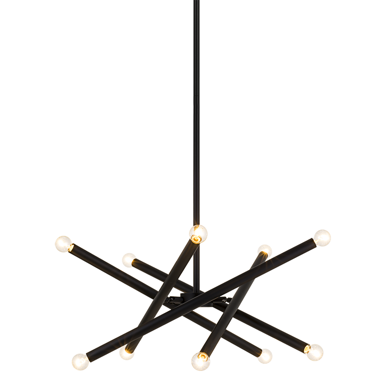 Matchstix 10 Light Chandelier
