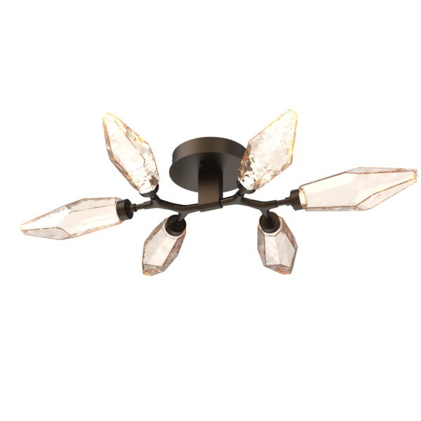 Rock Crystal Flush Mount