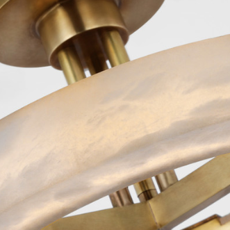 Covet Medium Ring Semi-Flush Mount