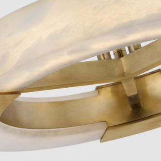 Covet Medium Ring Semi-Flush Mount