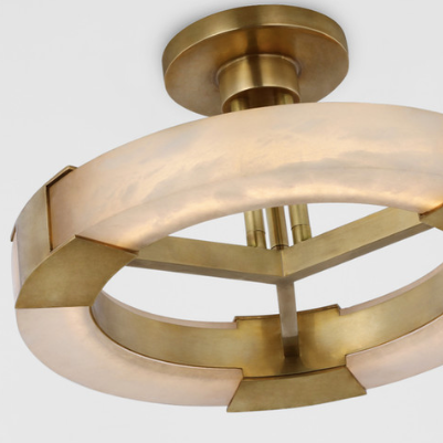 Covet Medium Ring Semi-Flush Mount