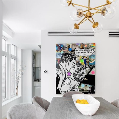 Turenne Large Dynamic Chandelier