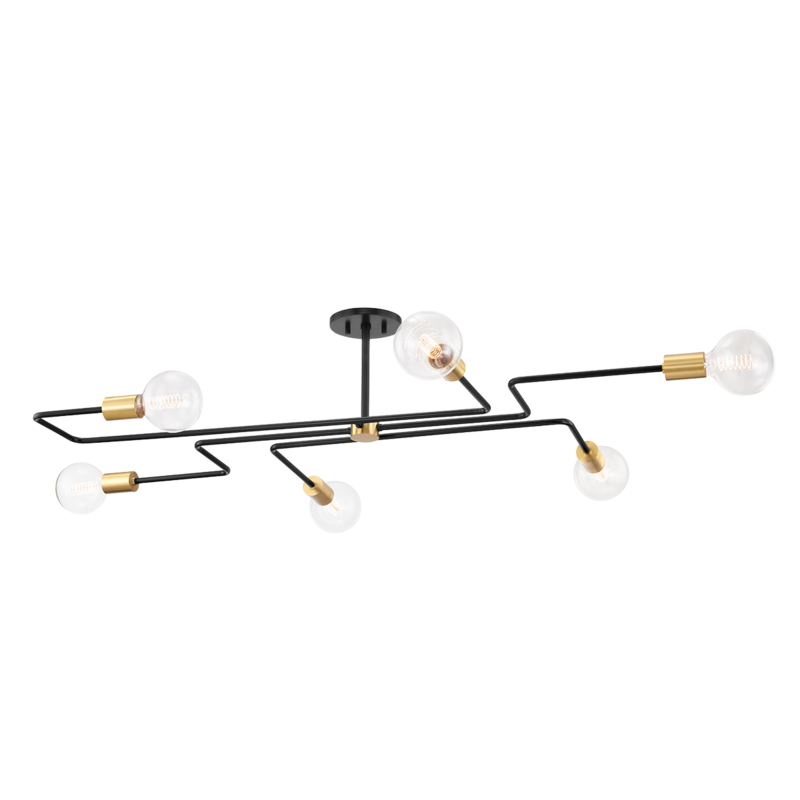 Jena 6 Light Flush Mount