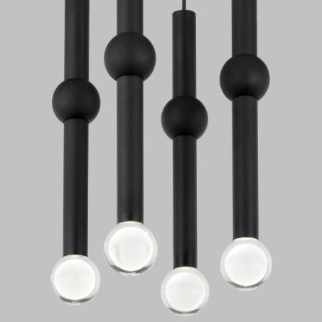 Guyed 4 Light Chandelier