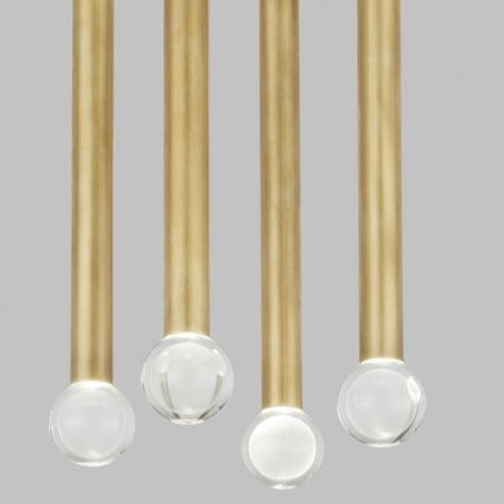 Guyed 4 Light Chandelier