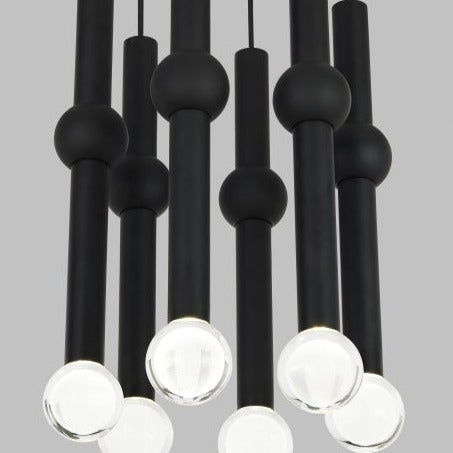 Guyed 6 Light Chandelier