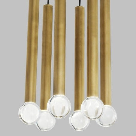 Guyed 6 Light Chandelier