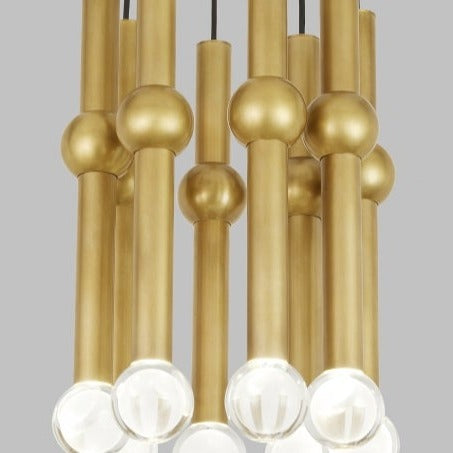 Guyed 8 Light Chandelier