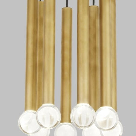 Guyed 8 Light Chandelier