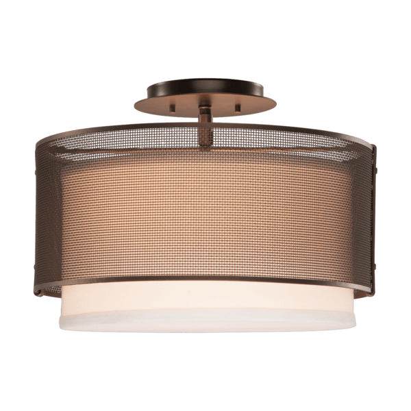 Uptown Mesh Semi Flush Mount