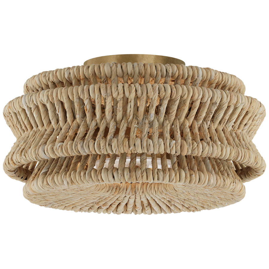 Antigua Large Drum Semi-Flush Mount