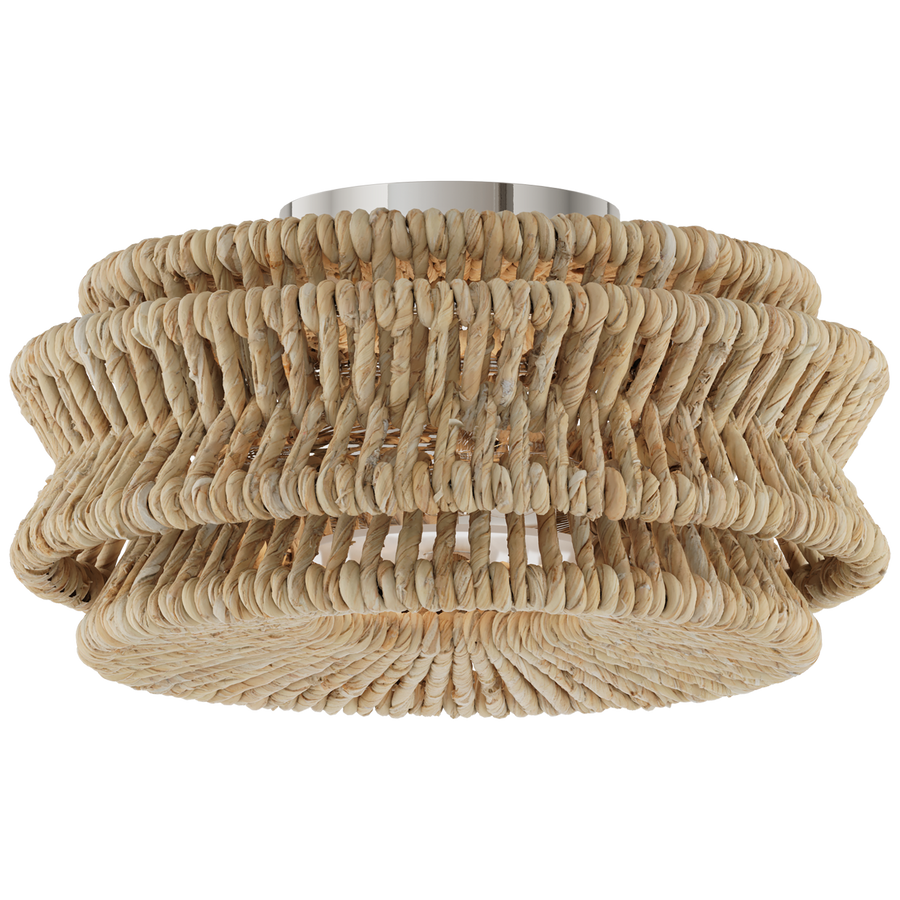 Antigua Large Drum Semi-Flush Mount