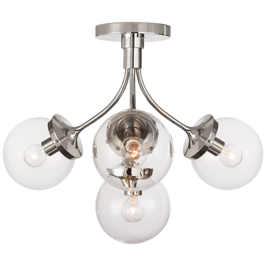 Prescott Medium Semi-Flush Mount