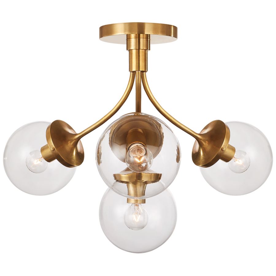 Prescott Medium Semi-Flush Mount