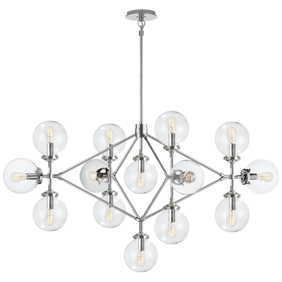 Bistro Four Arm Chandelier