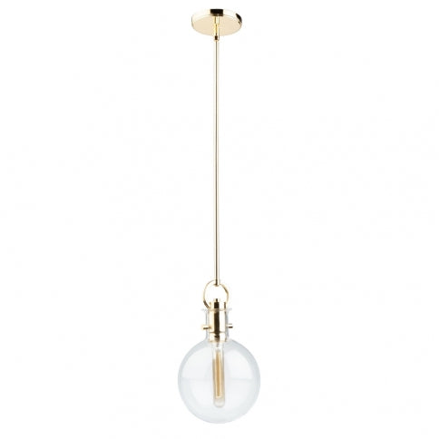 Single Round Glass Pendant