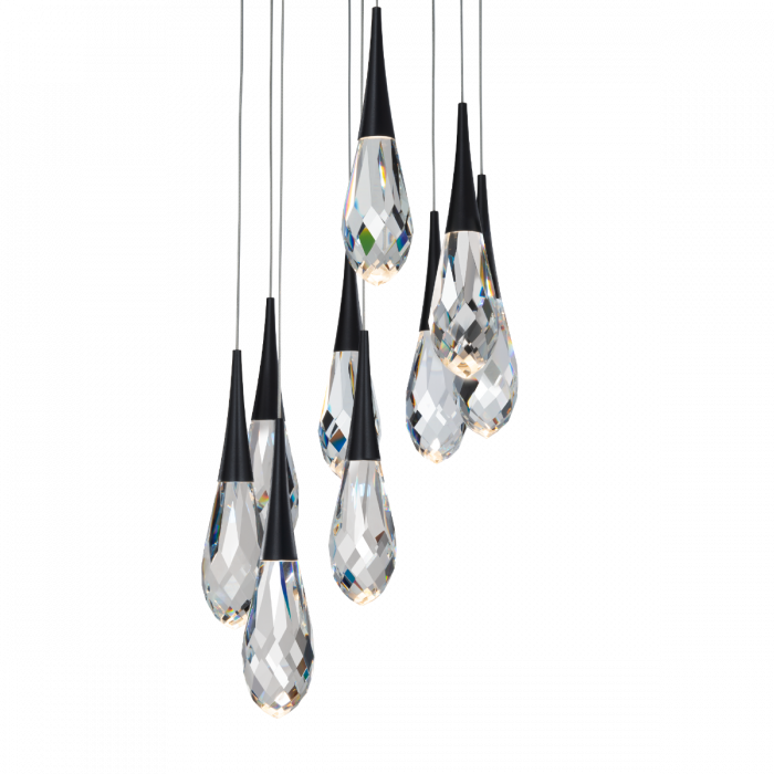Hibiscus 9 Light Pendant