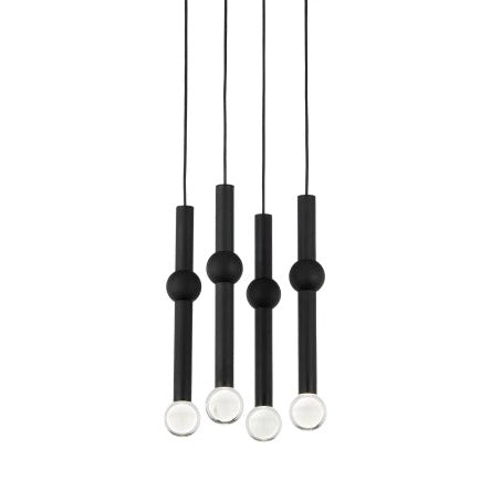 Guyed 4 Light Chandelier