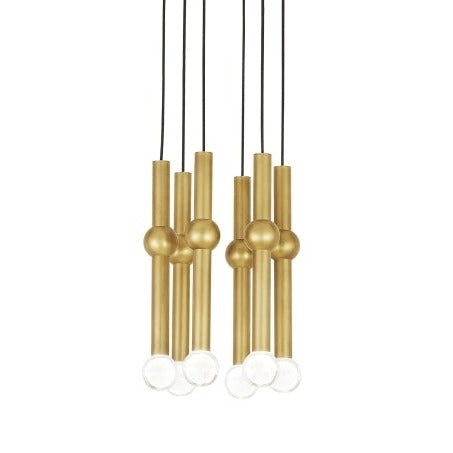 Guyed 6 Light Chandelier